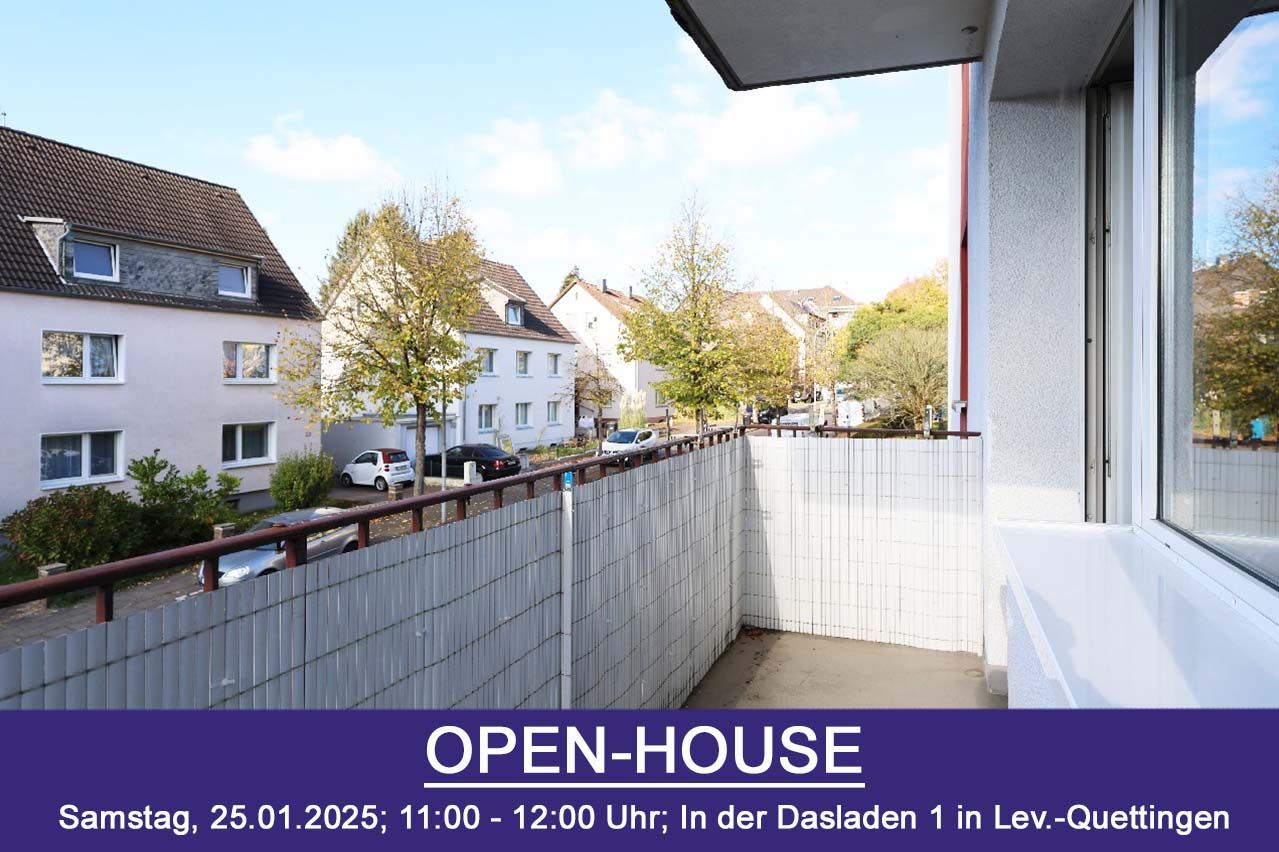 OPEN-HOUSE am 25.01.2025! 3-Zimmer-Wohnung mit Balkon in zentraler Lage